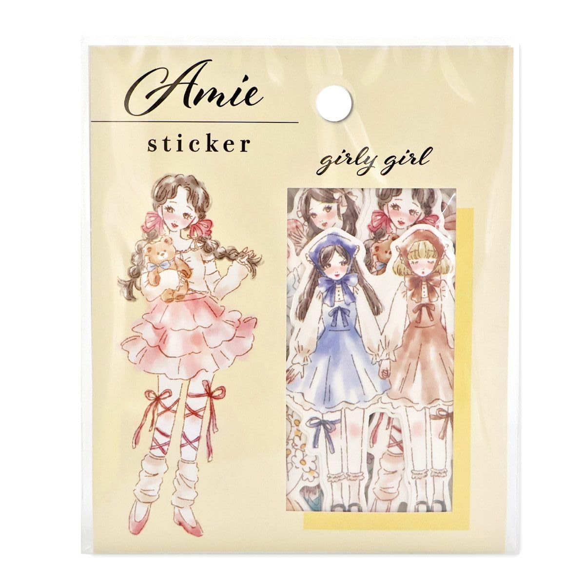 Aimer 特典ステッカー 3種セット Amazon.co.jp: Amie sticker アミ ステッカー かわいい フレークシール